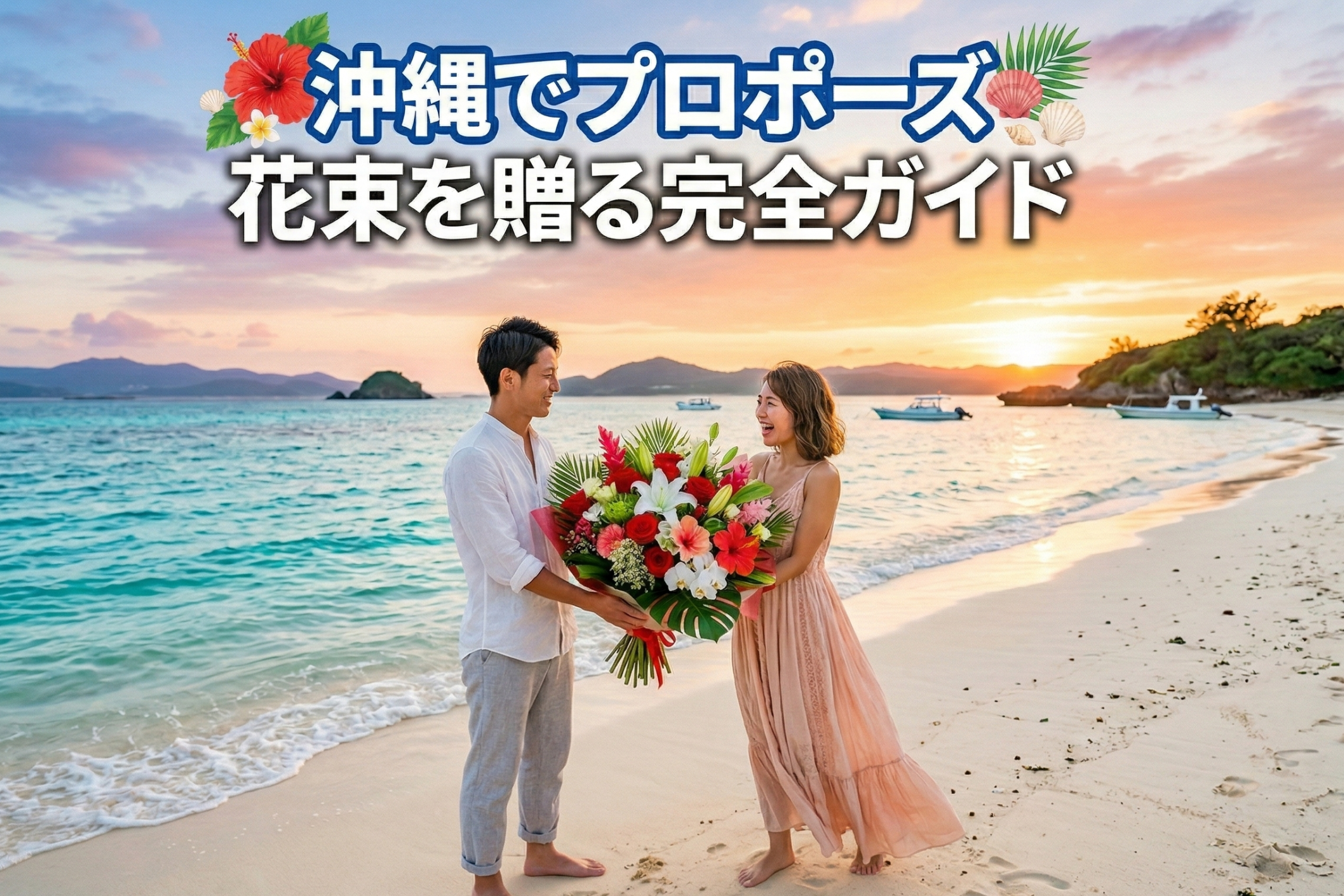 沖縄でプロポーズに人気の赤バラ108本の花束｜ホテルサプライズ用プロポーズ花束
